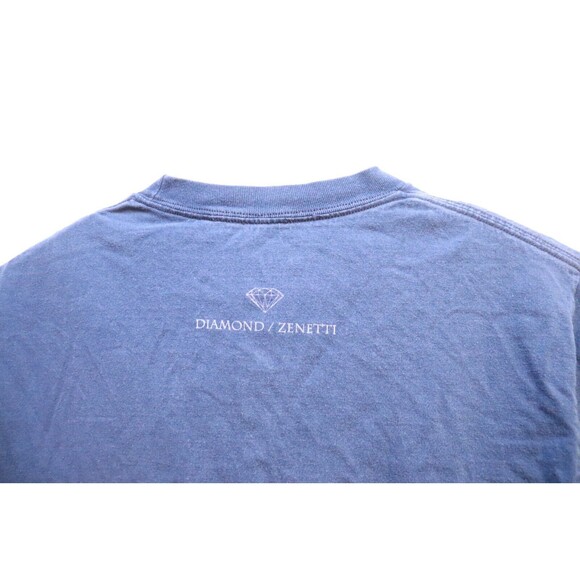 Vintage Diamond Supply Co Zenetti T Shirt Size Medium Blue - Picture 6 of 9